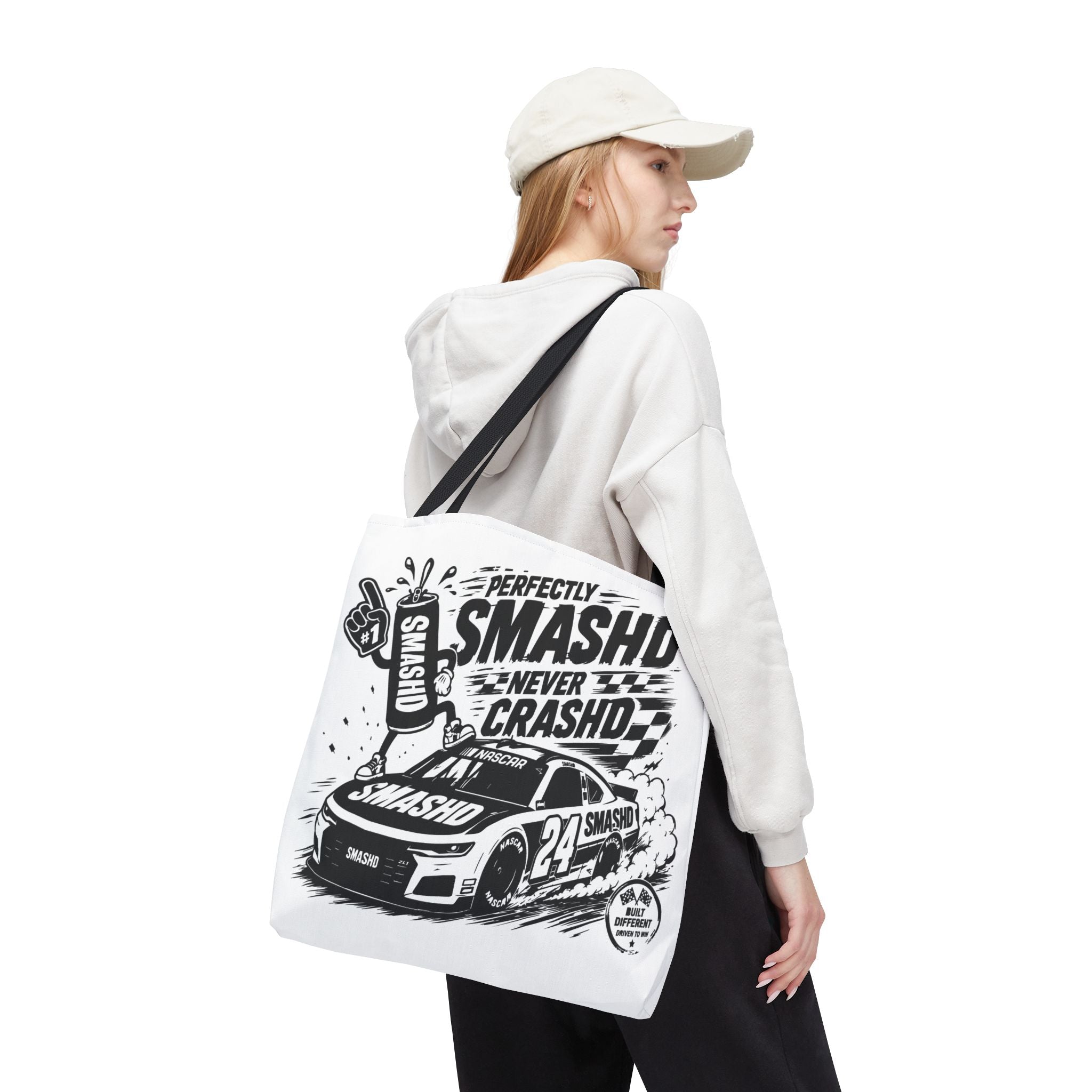 Perfectly SMASHD Never CRASHD Tote Bag