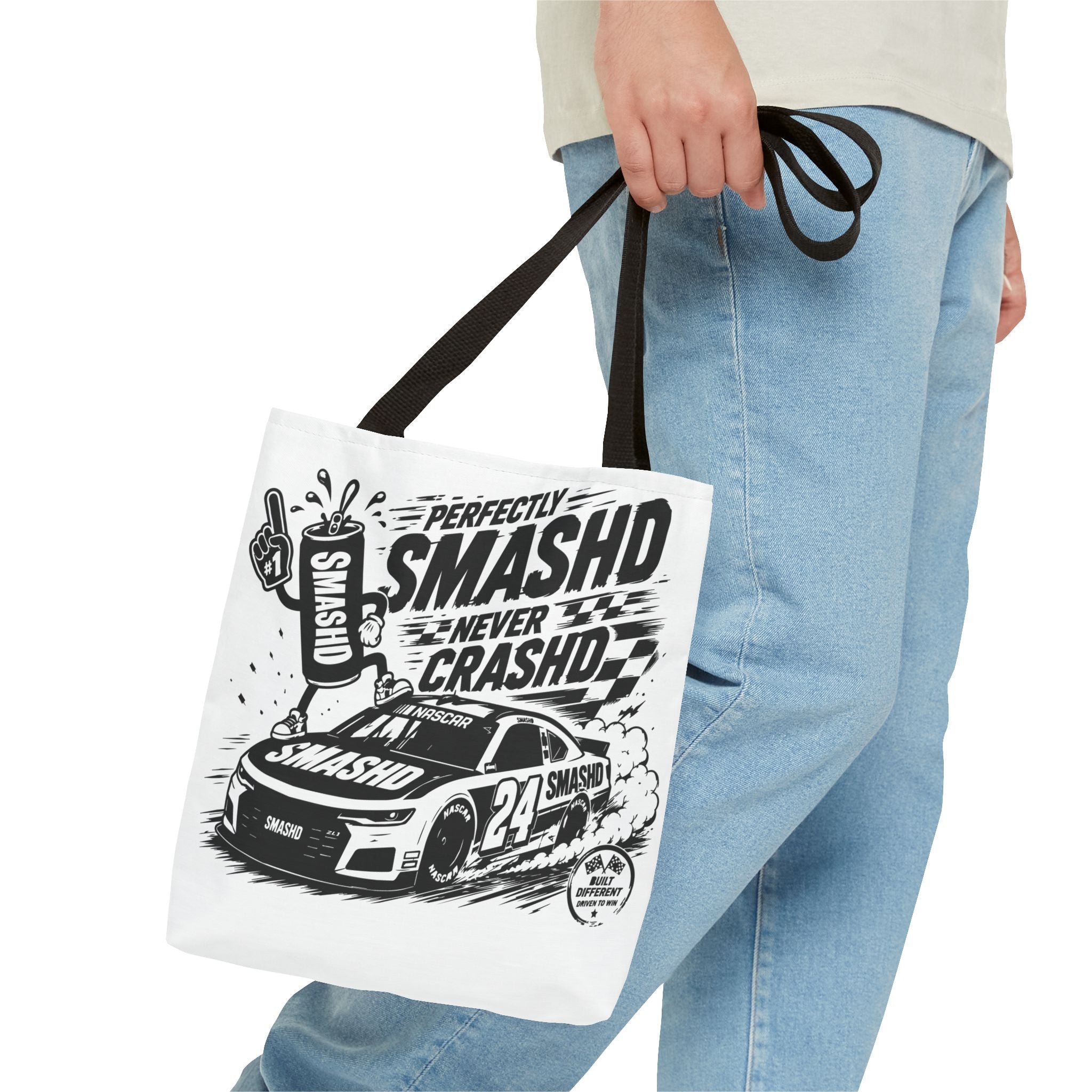 Perfectly SMASHD Never CRASHD Tote Bag